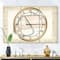 Designart 'Chic Galm Closet Ii Traditional Multipanel Wall Clock